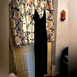 Long black ball dress